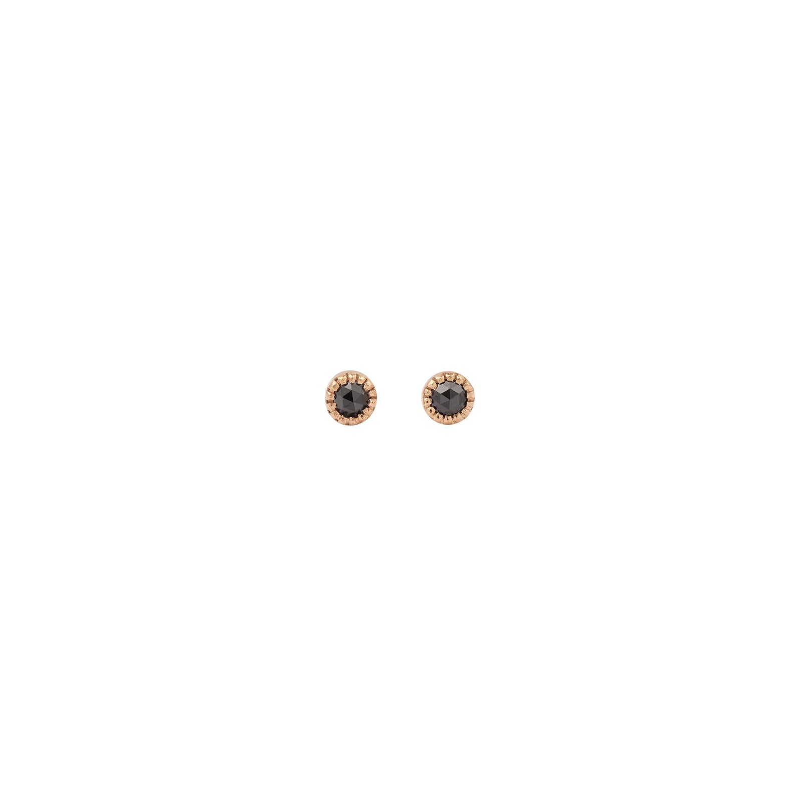 Boucle d'oreille Mini Love Diamant noir