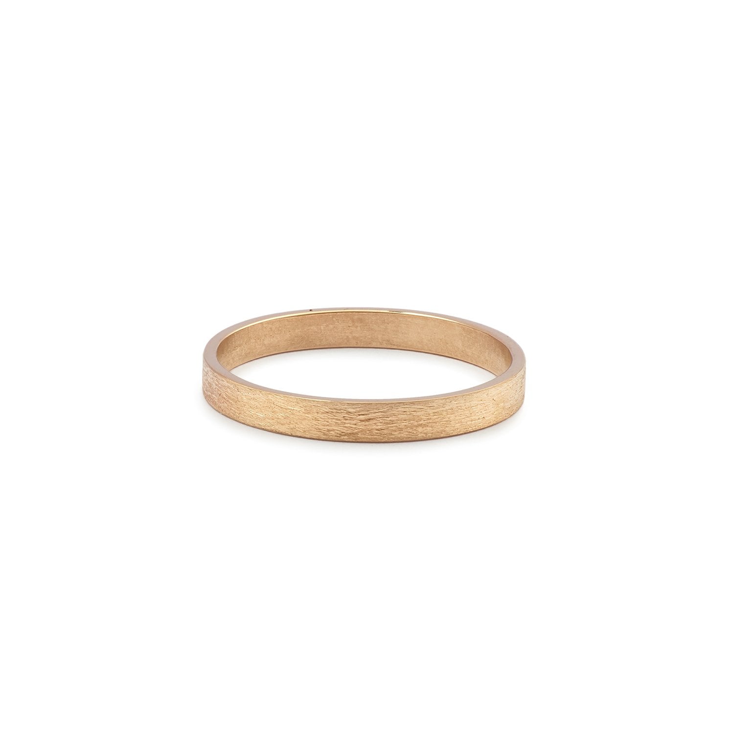 Alliance pour homme Saturne en or rose, Myrtille Beck Paris, alliance de créateur pour homme
