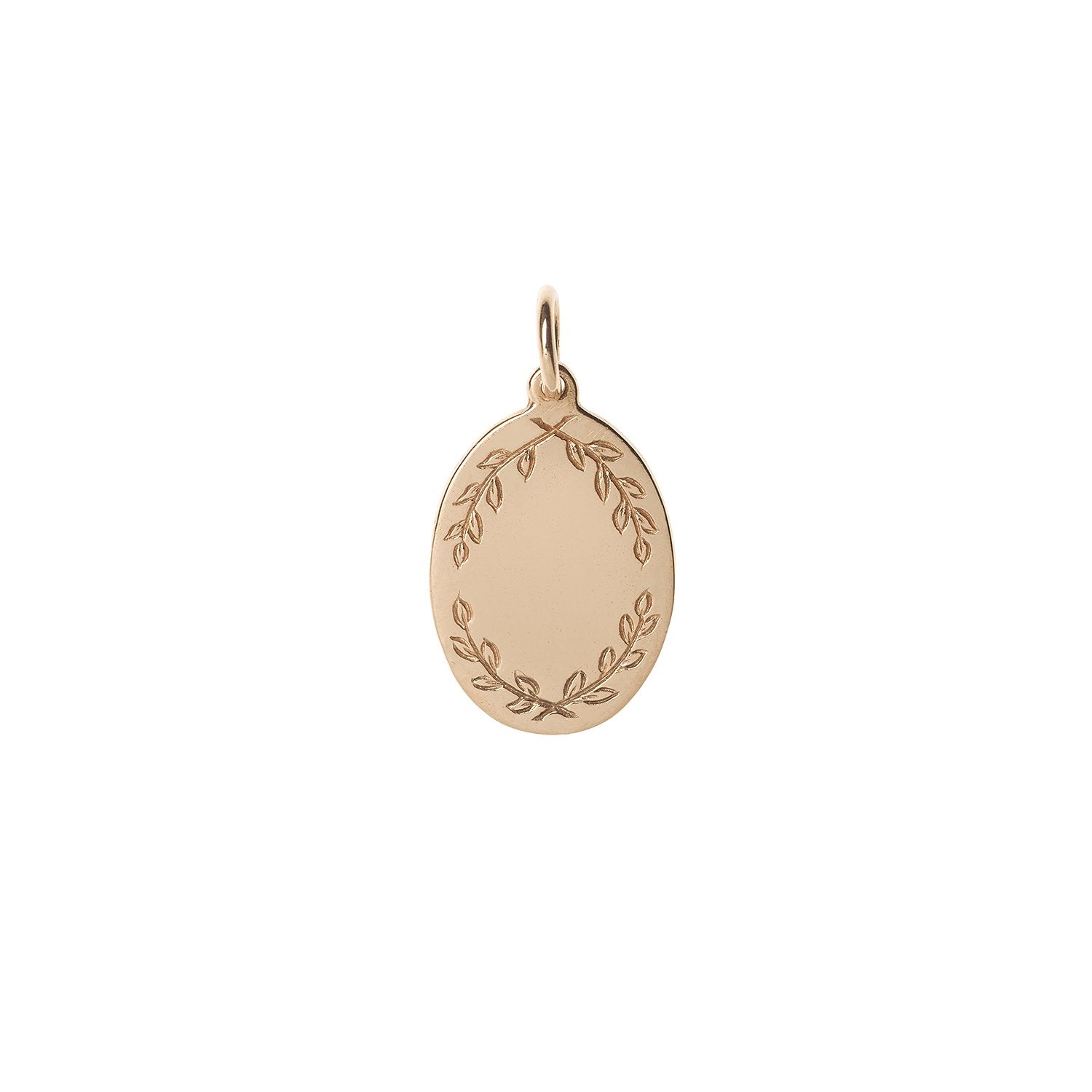 Médaille Feuillage, Myrtille Beck, Médaille bébé naissance, medailles bapteme originales, médaille de baptême, medaille or createur, médailles bapteme laiques Myrtille Beck Paris 