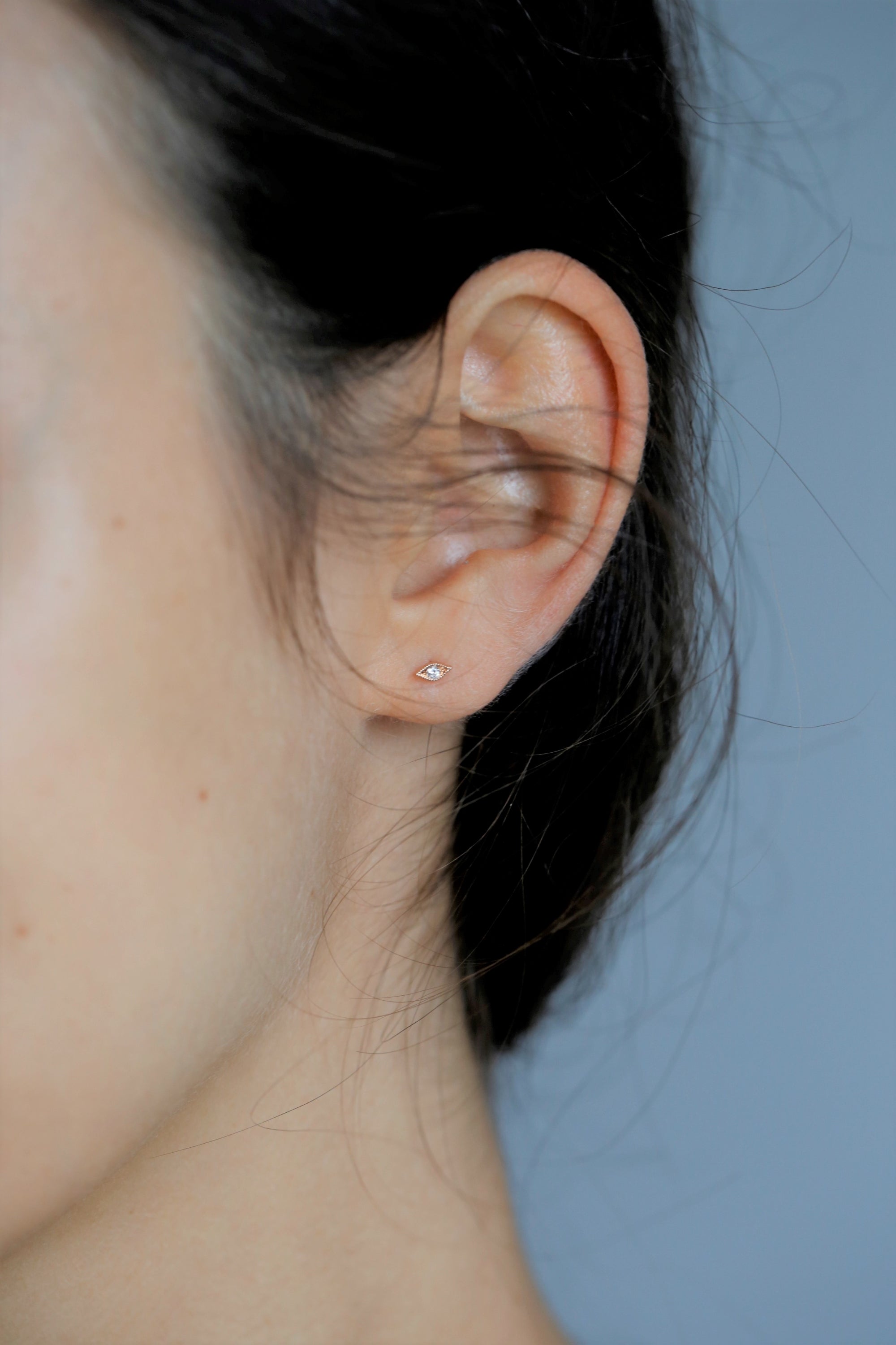 Boucle d'oreille Eyes diamant