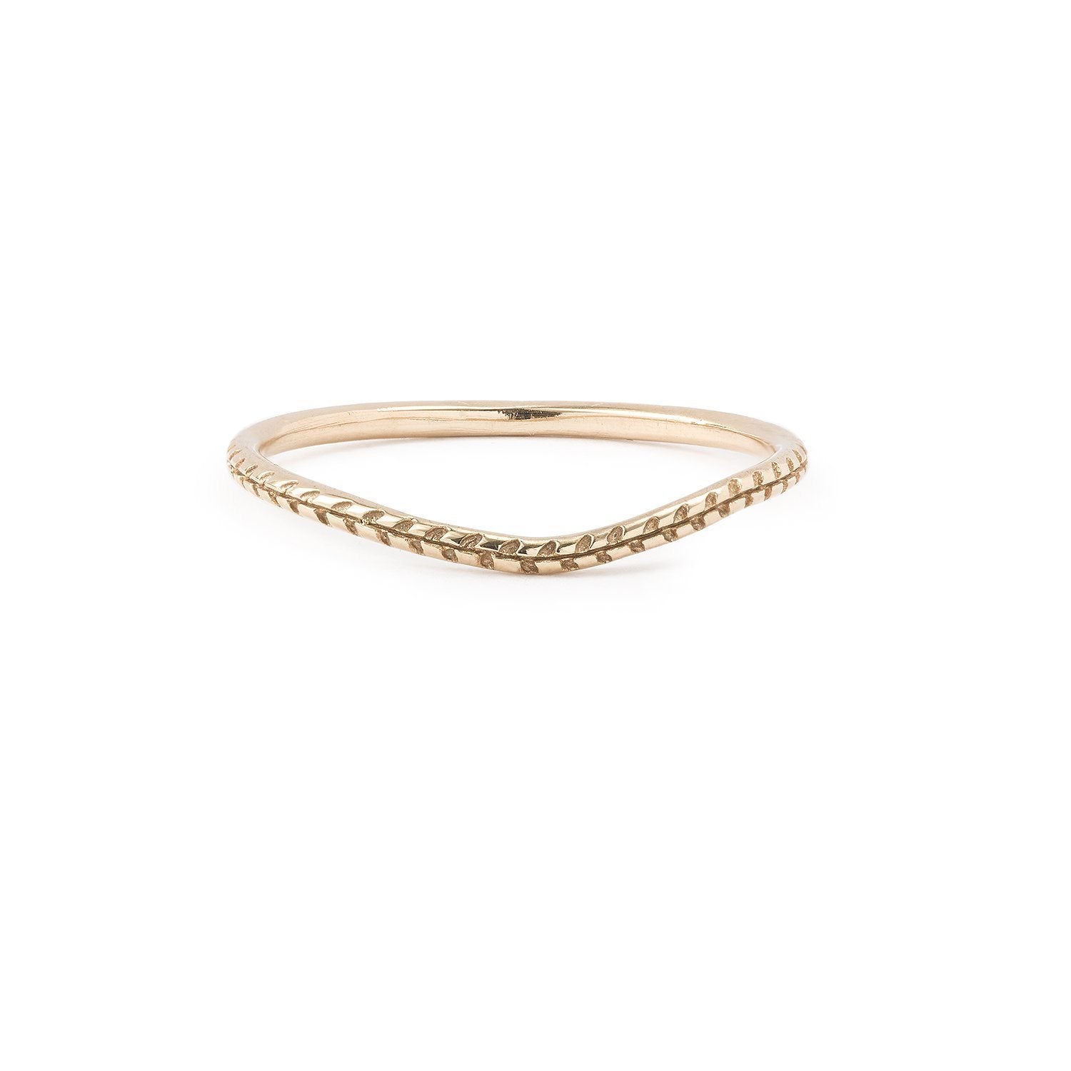Bague - Alliance Cybèle Curve Or rose