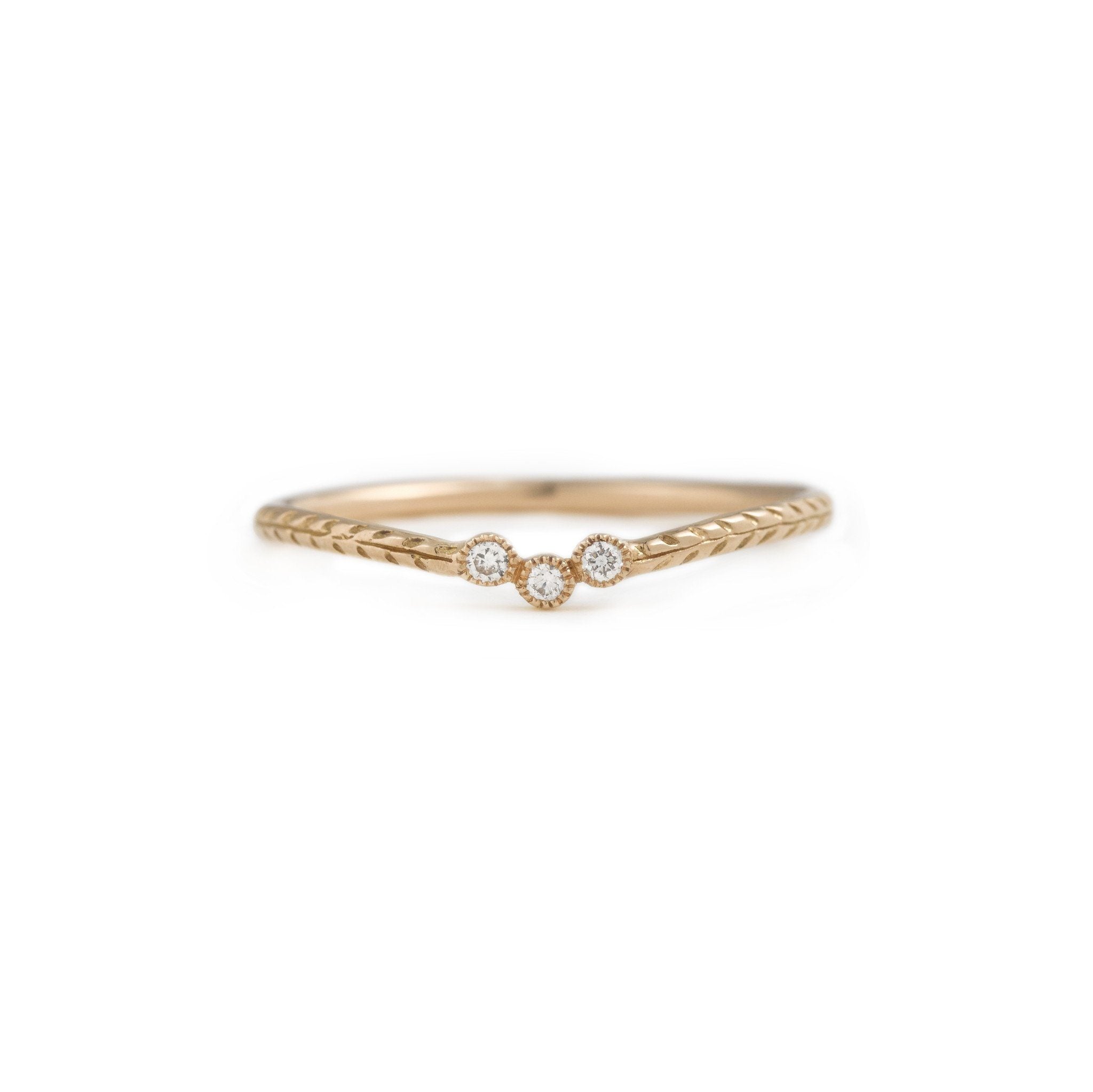 Bague - Alliance Cybèle Diamants or rose
