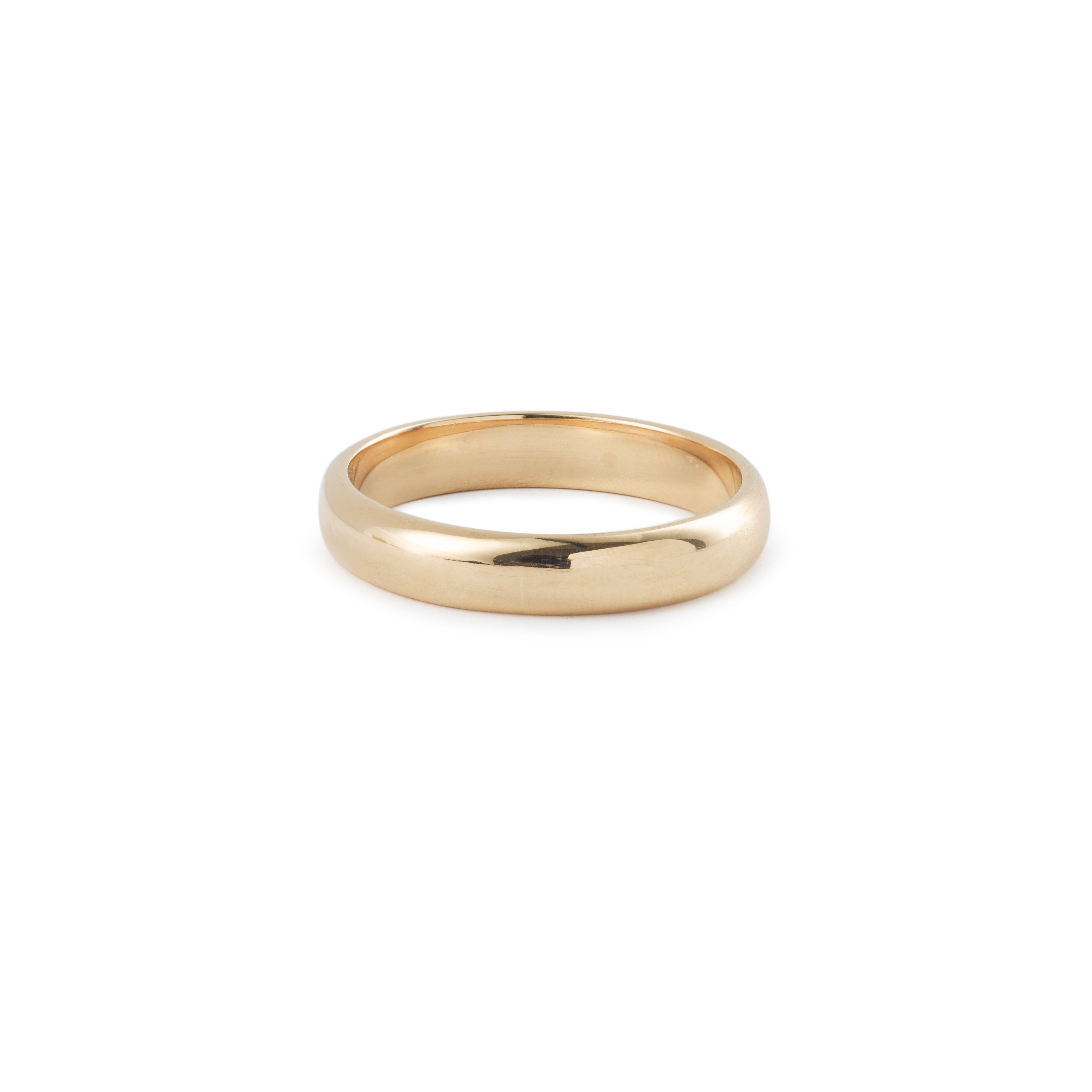 Bague - Alliance Demi-Jonc 4mm Myrtille Beck Paris