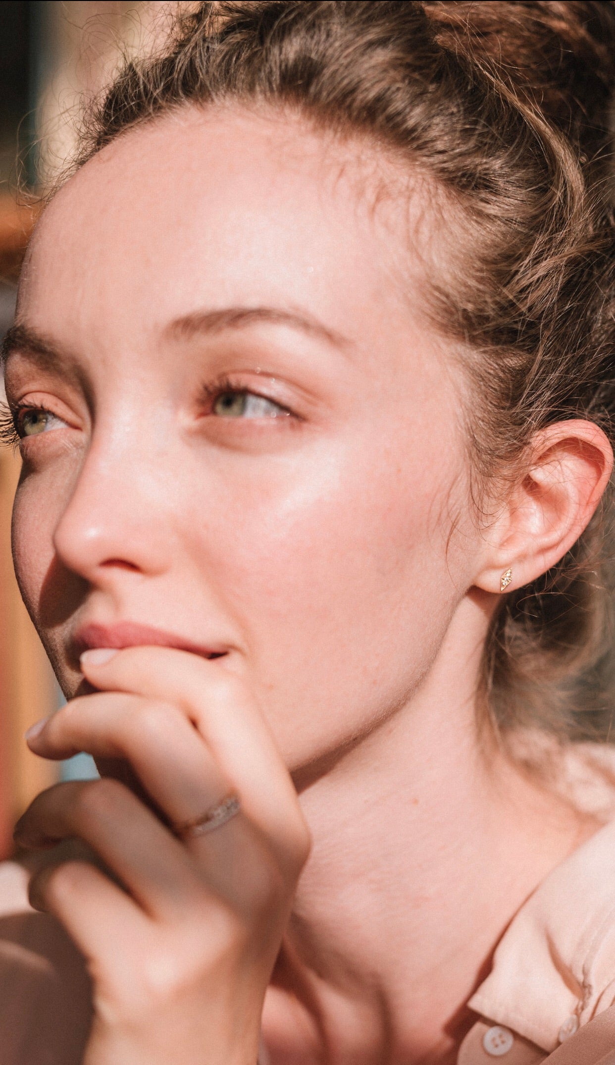 Boucle d'oreille Allegria Losange