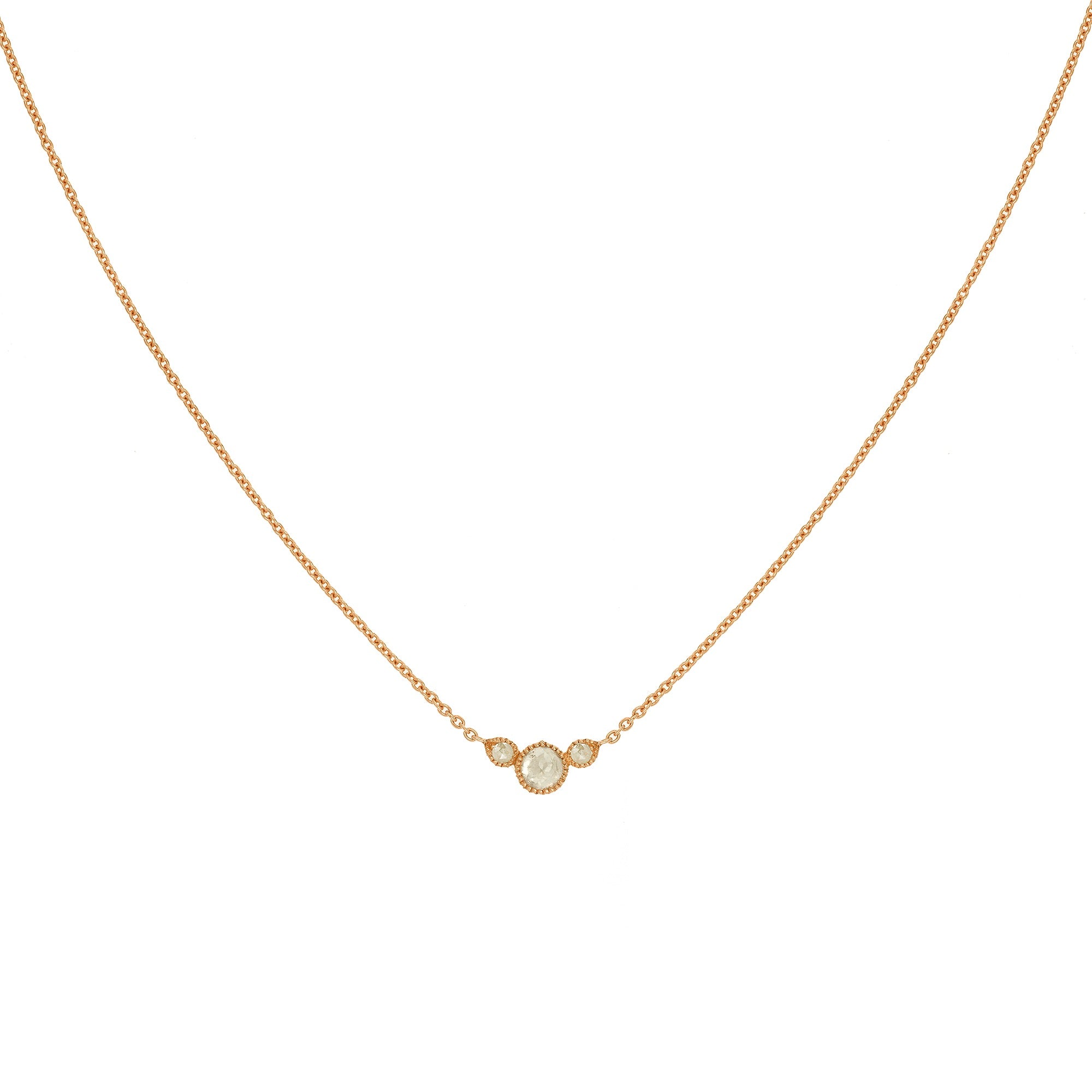 Collier - Collier Amour Céleste S Icy, collier de créateur, bijoux de créateur vintage, collier fin or et diamants