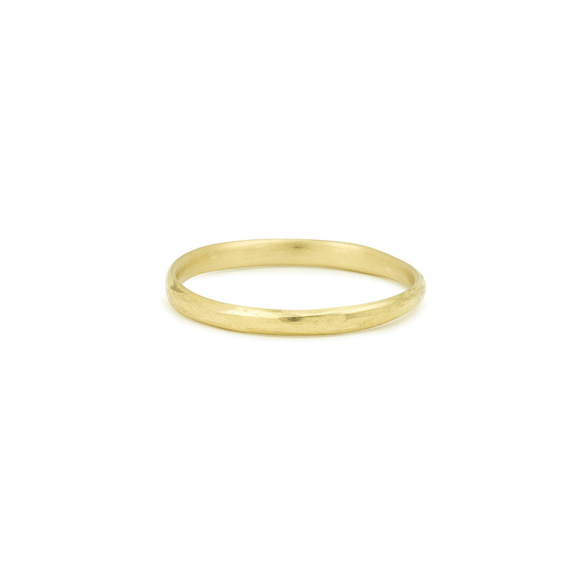 Alliance Wilde S confort, Myrtille Beck, alliance de créateur pour homme, Paris, alliance de créateur pour homme or jaune