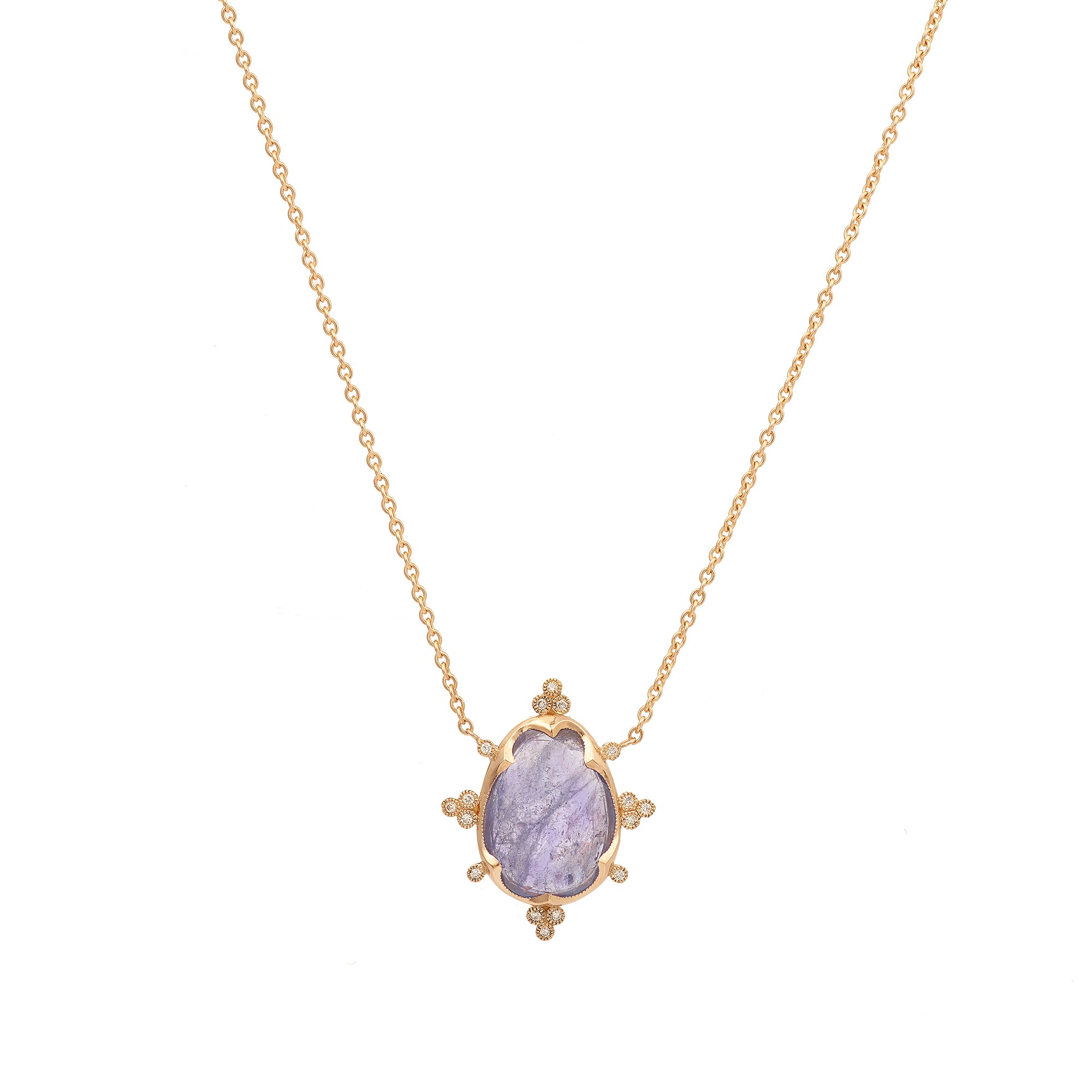 Collier Flocon Tanzanite, Pièce Unique