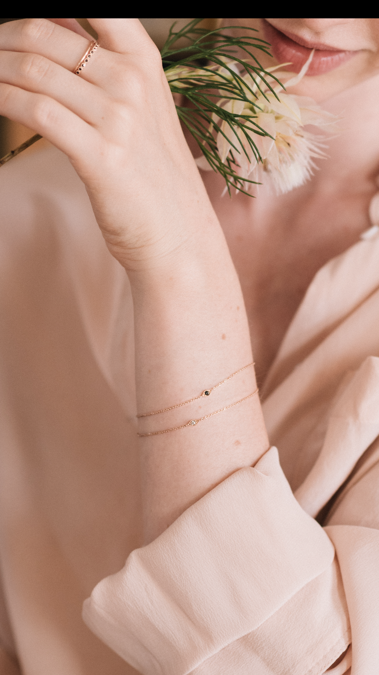 Bracelet Eyes Diamant rosecut