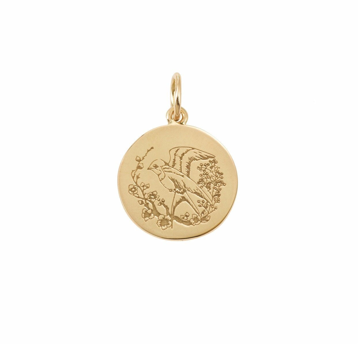 Médailles - Médaille Hirondelle- 1,4cm, , medailles bapteme originales, médaille de baptême, medaille or createur, médailles Myrtille Beck Paris Marie de Beaucourt